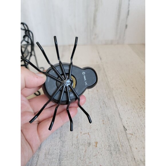 Halloween spider tea light candle holder metal chair set decor figure - Picture 8 of 8